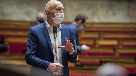 Dominique Potier, député socialiste et agriculteur de la Meurthe-et-Moselle, lors d’un débat à l’Assemblée nationale le 11 mars 2021. © Assemblée nationale Dominique Potier, député socialiste et agriculteur de la Meurthe-et-Moselle, lors d’un débat à l’Assemblée nationale le 11 mars 2021. © Assemblée nationale